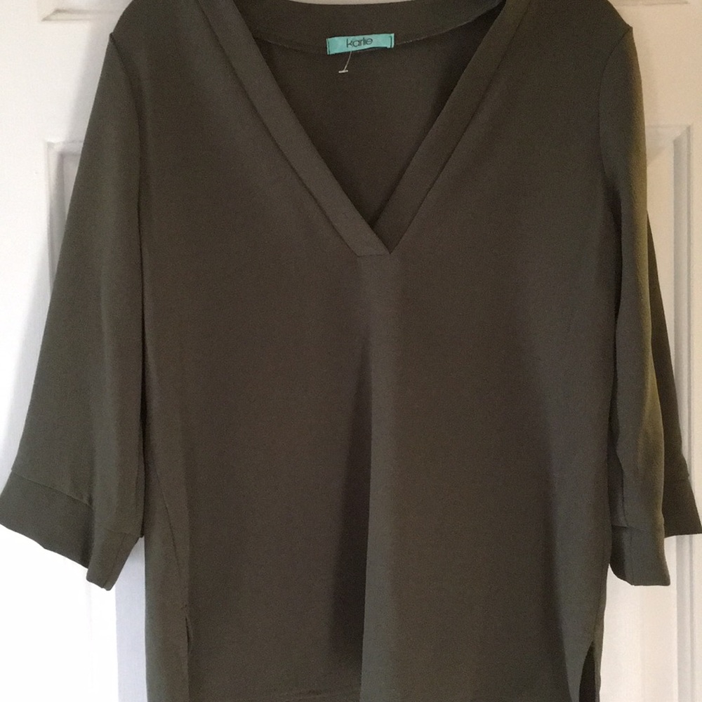 Olive Green Karlie top